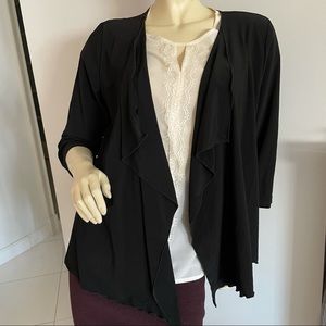 Marciano draped cardigan with 3/4 sleeve